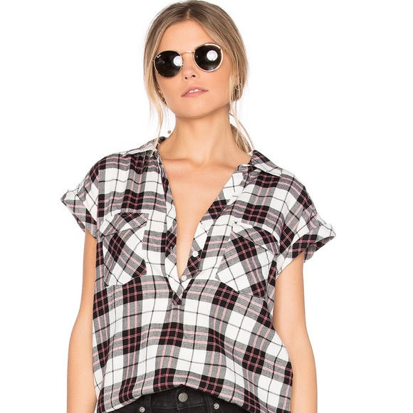 Soft Joie Tops - New SOFT Joie Johnesha Plaid Shirt Top Sz S